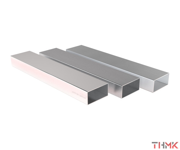 Труба нержавеющая прямоугольная 80х60х4 мм матовая AISI 304 DIN 2395