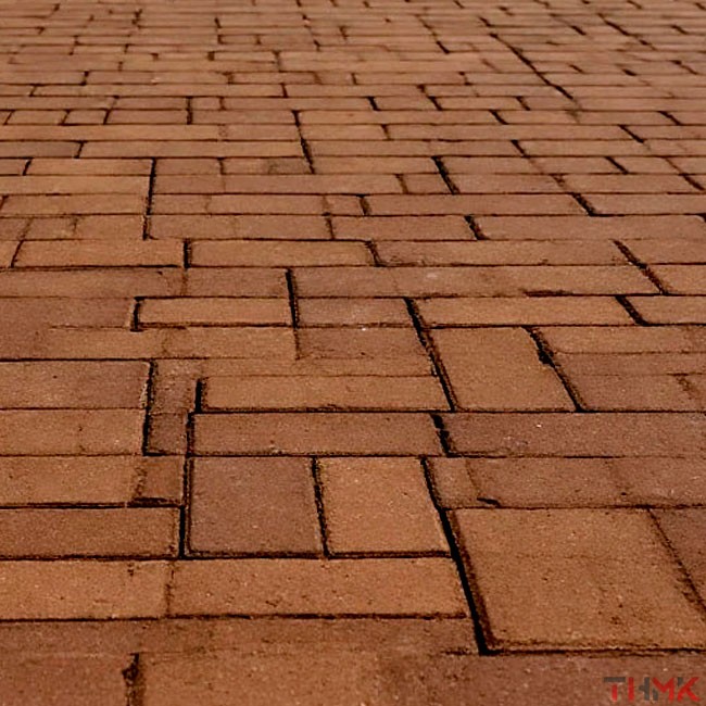 Клинкер тротуарный ЛСР Мюнхен коричневый 200х100х50 мм